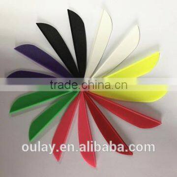 1.75" 2" 2.5" Parabolic TPU Plastic Vanes For Bow And Arrows