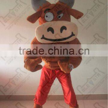 cute cattle costume muscle bull mascot costumes