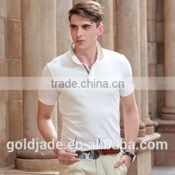 2016 New Design Turndown Collar Anti-UV Quick Dry Shirt Plain Color Man Polo T-shirt photo-2