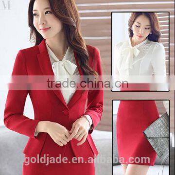 Polyester Official Elegant Comfortable Women Work Suit photo-6