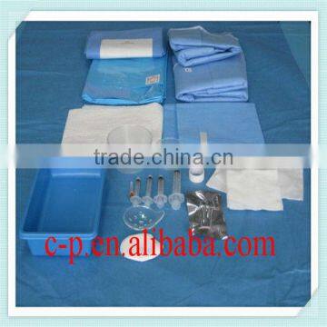 Single Use blue/green 3-anti opthalmic pack