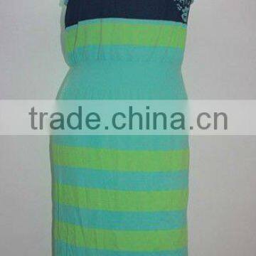 Polyamide/spandex seamless long dress OEM design