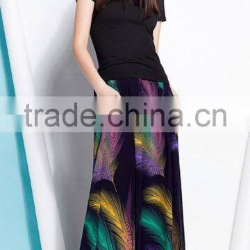 Summer Lady Wide Hips Casual Loose Wide Leg Square Dance Pants photo-2