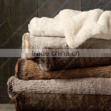 Rabbit,baby,micro,sheep,mink,sherpa,good Quality2013Fake Fur Blanket/CUSHION photo-5