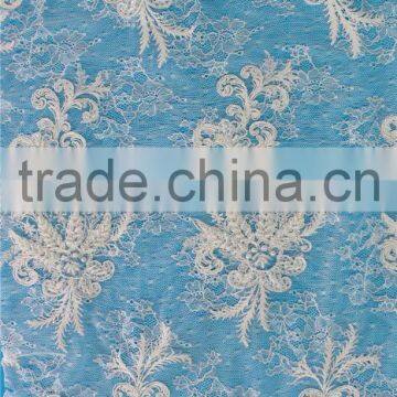 china fabric market wholesale french lime green lace fabric