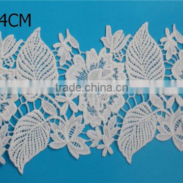 cheap trimming lace design embroidery sari border polyester lace trim