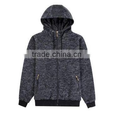 wholesale new fall style 100%polyester hot sale mens sweater fleece casual model hoodies coat