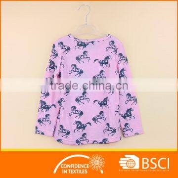 All Over Print Horse With Letter Child Pullover Sweatshirts, Nice Girl Wear photo-2