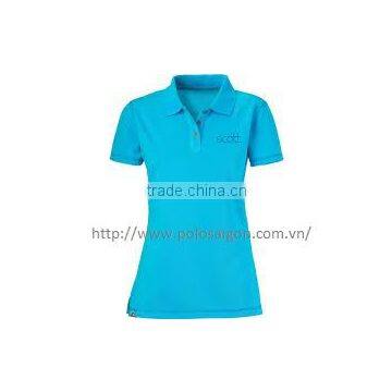 WOMEN POLO T SHIRT, SHORT SLEEVE , 100% POLYESTER photo-3