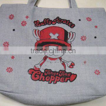 Fashion Lady Popular Strawberry Canvas Cotton Gift Cheap Latest Bag photo-2