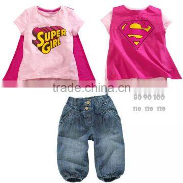 baby supergirl summer clothing suits fashion girls outfits baby sets supergirl clothes