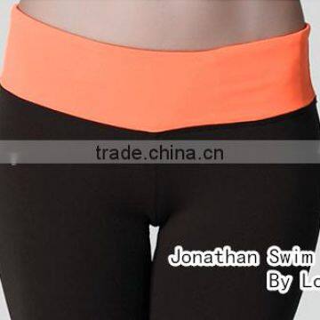 Women Sports Pants Made of Stretch Nylon Spandex Fabric, Ladies Nylon Spandex Yoga Pants photo-2