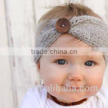 Knit Messy Bun Hair Beanies Handband Hat