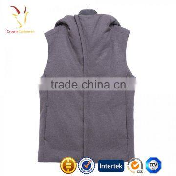 Women Woolen Coat Vest With Hood,Women Wool Vest