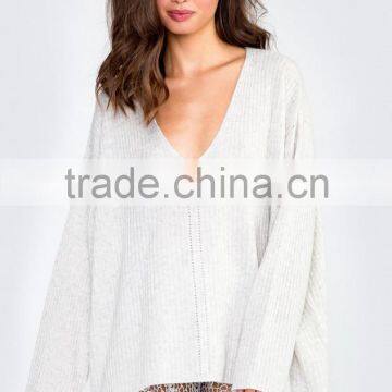 Chinese New Fashion Wool V Neck Sweater