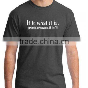 China Manufacture 160gsm 100% Ring Spun Cotton Custom T Shirt Printing photo-6