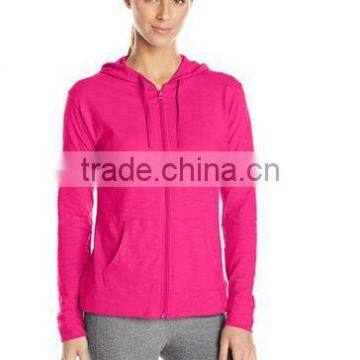 Full Zip Tracksuit 100% Cotton Cheap Hoodies for Women photo-3