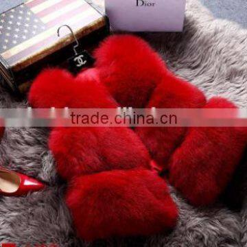 TJ-R-7 2014 Fake Fur Vest Women photo-6