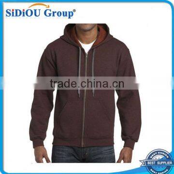 Customized Fleece Hoodie with Full Zipper