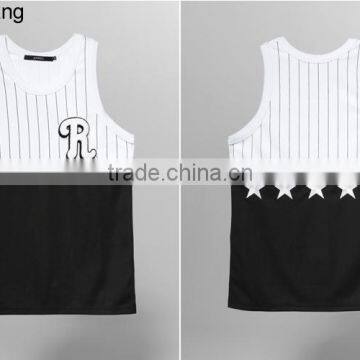 Custom Most Fashionable Printing Tank Top With Your Own Logo, Wholesale Tank Top Guangzhou Manufacturer photo-3