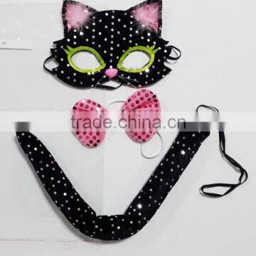 2015 New Arrive Factory Sale Cat Mask Sets for Halloween Party photo-2