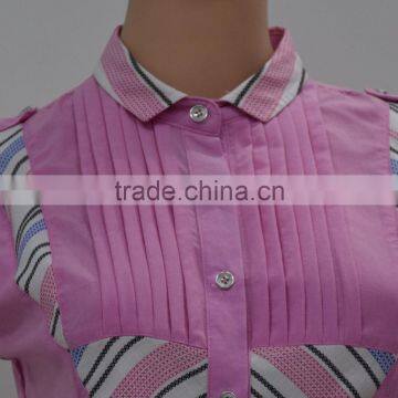 Women's Top Quality Summer Fashion Sleeveless Women Pink Blouses for Sale photo-2