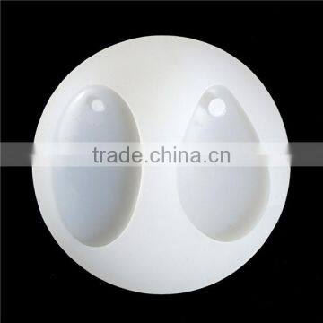 Hot Sale Oval Drop White Silicone Resin Mold