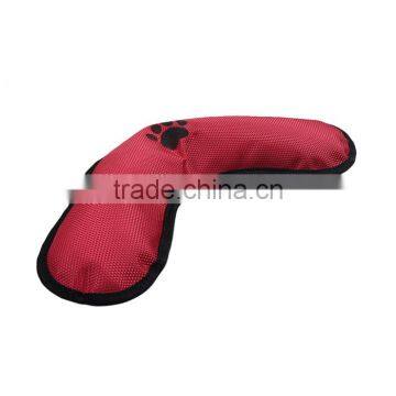 Training Chew Sound Activity Squeaky Toy Dart Red Orange Oxford Fabric Giggle Ball photo-2