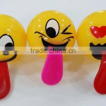 TPU emoji bounce ball stretchy flashing bouncing ball