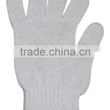 Cotton knitted gloves