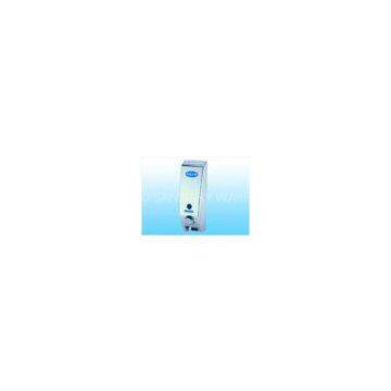Bathroom White Shower Soap Dispenser Wall Mounted With Stainless Steel