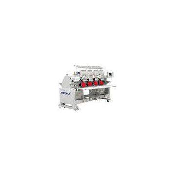 Commercial Leather Clothing Tubular Multi-Head Embroidery Machine / Equipment