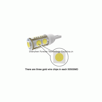 194 LED Car Light Bulbs W5W 5050SMD*9PCS High Impact Resistance Low Light - Declining photo-3