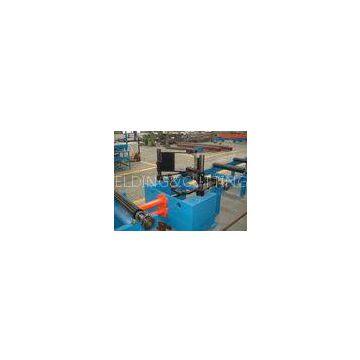 Horizontal Assembly H beam Production Line , Industrial Steel Flange H Beam Straightening Machine