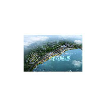 Aerial View 3D Rendering