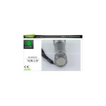 FL9001 7led Aluminum Torch Rubber Jacket Flashlight 3AAA High Quality Outdoor Emergency Light photo-3