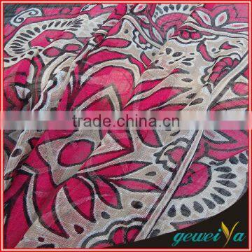 Customize Digital Printed Cotton Bamboo Fabric