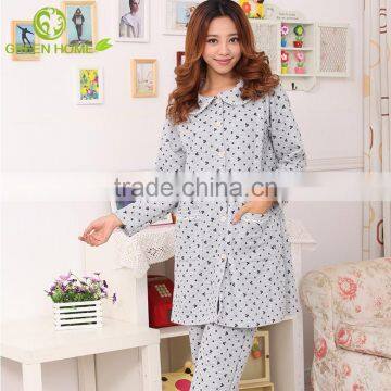 embroidered womennew arrive welcome plain white pajamas OEM for you 2018 newdesign