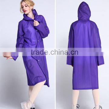 New for 2017Women PE Disposable Rain Coat