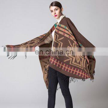 Cross Plum Lengthening Cashmere National Wind Travelling Shawl Scarf photo-3