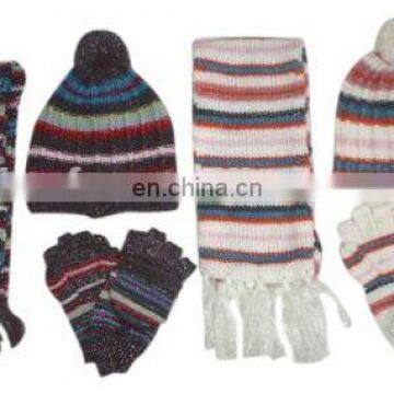 fashional super soft cozy pretty elegant knit children set