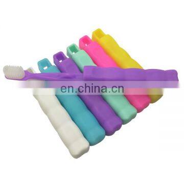 Natural Bristle Kids And Child Silicone Toothbrush for Children photo-2
