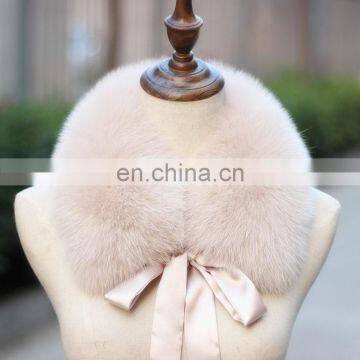 Short pattern fur scarf genuine fur collar top quality fox fur neck warmer