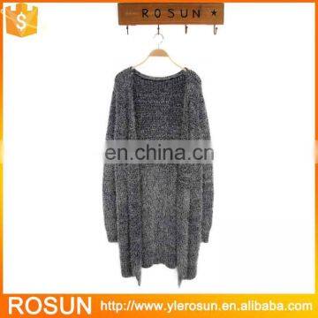 Women knitted heavy sweater coat winter 2015