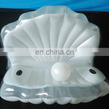 Custom Adults Floatable Inflatable Sea Shell Float for Swimming Pool