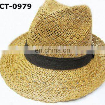 fedora straw hat