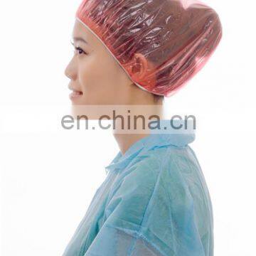 Hotel PE Transparent Shower Cap free size for single use