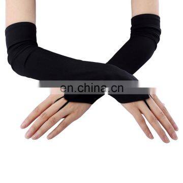 Grace Karin Womens 17" Stretchy Over the Elbow Fingerless Gloves Bridal Wedding Gloves CL010462-1 photo-2