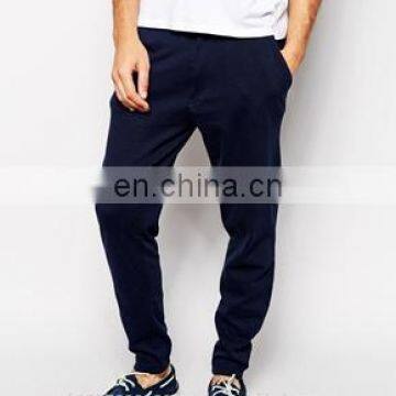 new Custom blue embroider cotton sweatpants - new design swaetpants