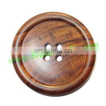 Handmade wood buttons, size : 5x50mm BTWDR029